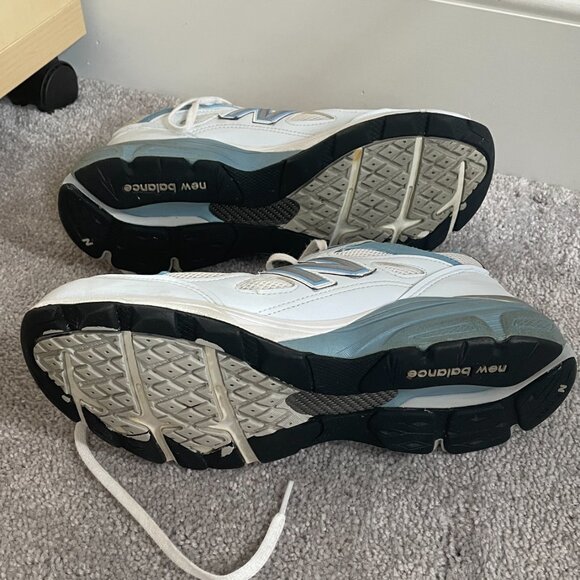 New balance 990 Made in USA white and blue - Size 11 womens 2A - Picture 2 of 7